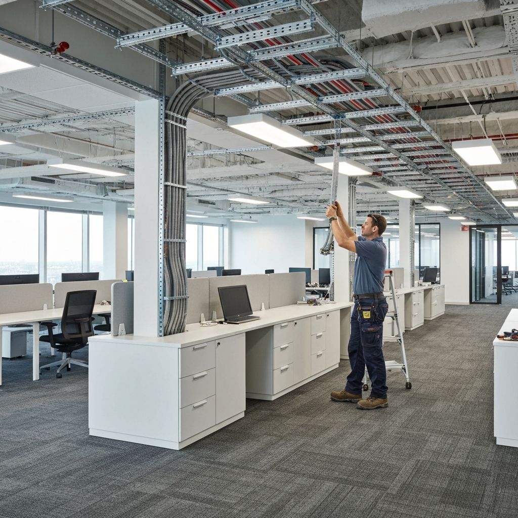 Elarbeten för företag